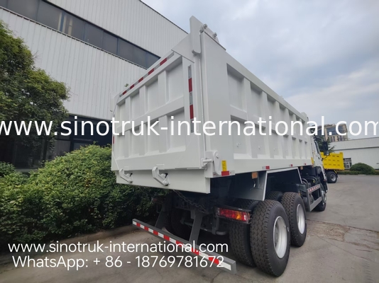 HOWO 371HP 6×4 Αριστεροτίμονο Μεσαίου Ύψους Ανατρεπόμενο Φορτηγό