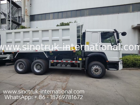 HOWO 371HP 6×4 Αριστεροτίμονο Μεσαίου Ύψους Ανατρεπόμενο Φορτηγό