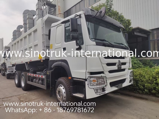 HOWO 371HP 6×4 Αριστεροτίμονο Μεσαίου Ύψους Ανατρεπόμενο Φορτηγό