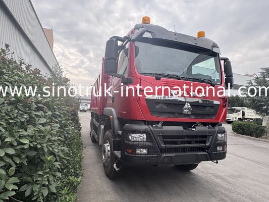 SINOTRUK HOWO TX Μοντέλο 400HP LHD ανατρεπόμενο φορτηγό 6X4 με προειδοποιητικά φώτα
