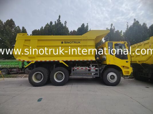 Sinotruk Mining Dump Truck με κινητήρα 430HP Μοντέλο μετάδοσης κίνησης 6x4 και κιβώτιο φορτίου πάχους 16mm