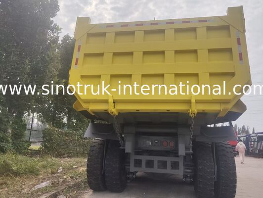 Sinotruk Mining Dump Truck με κινητήρα 430HP Μοντέλο μετάδοσης κίνησης 6x4 και κιβώτιο φορτίου πάχους 16mm