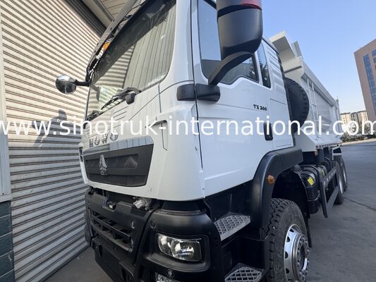 SINOTRUK HOWO TX μοντέλο 380HP LHD φορτηγό απορριμμάτων 6X4 Utype κοντέινερ λευκό