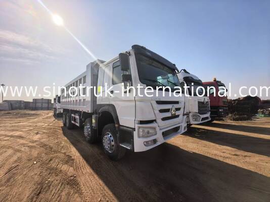 375 ίππους Τροχαίο απορριμμάτων με 40-50 τόνους χωρητικότητας φορτίου και μήκος κουτιού φορτίου 7300 mm