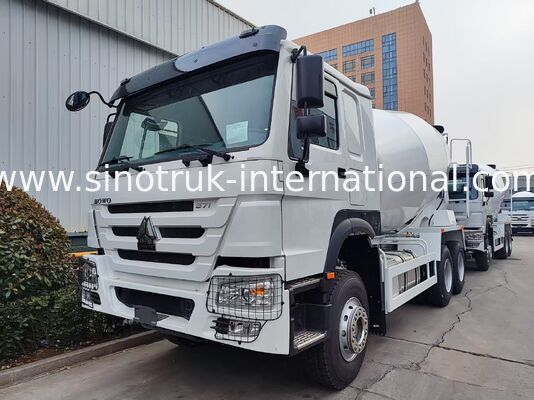 6×4 371HP 12CBM φορτηγό αναμειγνύματος σκυροδέματος με υψηλή απόδοση και ισχυρή ισχύ για την κατασκευή βαρέων έργων