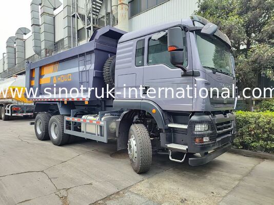 HOWO TX 6×4 φορτηγό με 20CBM φορτίο, 380HP κινητήρα & μπροστινό μηχανισμό ανύψωσης