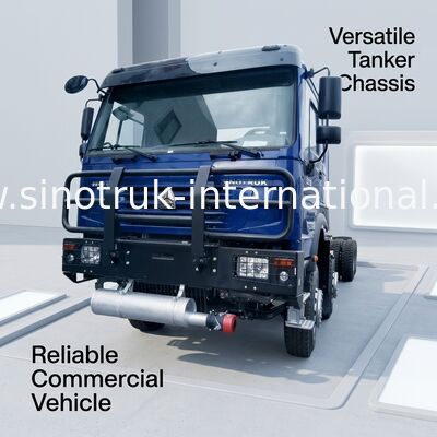 SINOTRUK HOWO Αεροδεξαμενόπλοιο Τελαχιστοφόρο Τάξι 400HP 8X4 LHD 50 Τόνους 40CBM