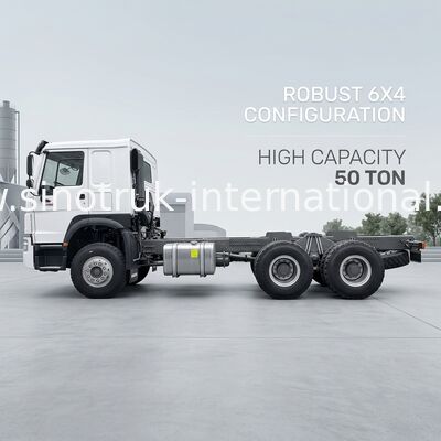 SINOTRUK HOWO Dropside Cargo Εμπορικά οχήματα Φορτηγό Τάξι LHD 6X4 400HP