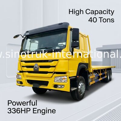 Επίπεδο φορτηγό φορτίου κρεβατιών ZZ1257N4641W 336HP SINOTRUK