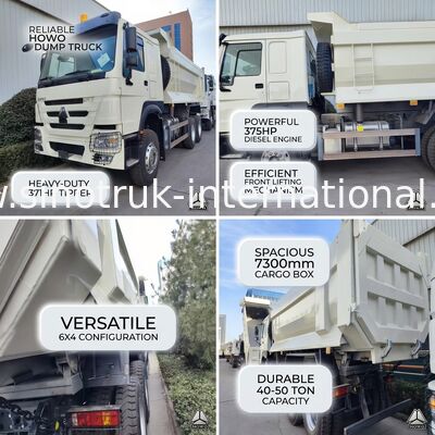 Ανθεκτικό HOWO 6×4 371HP 20CBM Λευκό φορτηγό σκουπιδιών με υψηλής αντοχής ατσάλινο σώμα για βαριές εργασίες