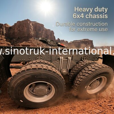 Τράκτορας SINOTRUK 430 ίππων 6 × 4 με στρατιωτικό προφυλακτήρα