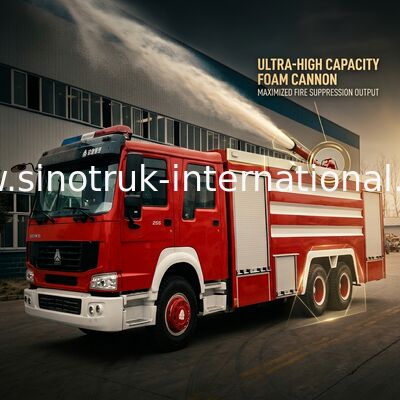 φορτηγό προσβολής του πυρός 20CBM LHD 6X4, φορτηγά διάσωσης πυρκαγιάς αφρού έκτακτης ανάγκης