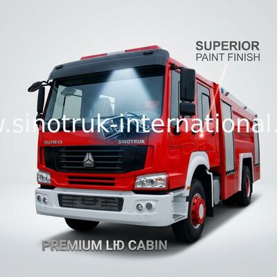 φορτηγό προσβολής του πυρός 15CBM LHD 290HP, πυροσβεστικό όχημα βυτιοφόρων SINOTRUK HOWO