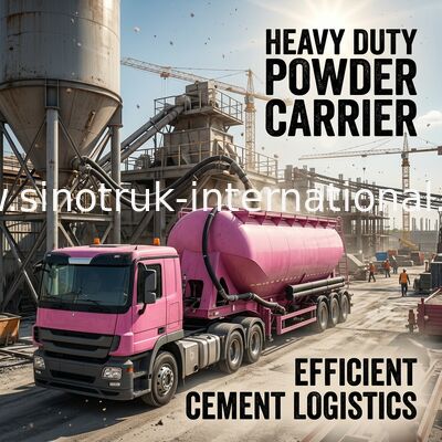 Μαζικό φορτηγό 371HP 8X4 RHD 36-45CBM ZZ1317N4667W τσιμέντου SINOTRUK HOWO