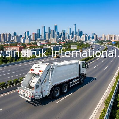 Απορριμματοφόρο συμπίεσης Sinotruk HOWO-TX 371HP 6X4 με χωρητικότητα 20CBM για αποτελεσματική διαχείριση απορριμμάτων