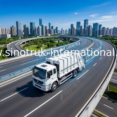 SINOTRUK συμπιεσμένο φορτηγό 10-12CBM LHD 4X2 ZZ3161M4311 συλλογής απορριμάτων
