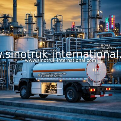 Ημι δεξαμενή καυσίμων 4x2 Lhd Euro2 290hp φορτηγών SINOTRUK Howo