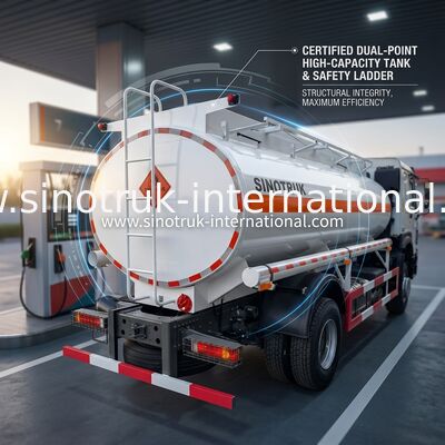 Φορτηγό 4 X 2 Lhd ευρο- 2 290 HP δεξαμενών πετρελαίου Howo 10-20CBM Sinotruk