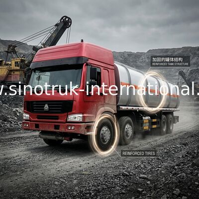 8X4 φορτηγό δεξαμενών πετρελαίου LHD Euro2 336HP, φορτηγά μεταφορών ακατέργαστου πετρελαίου 30CBM