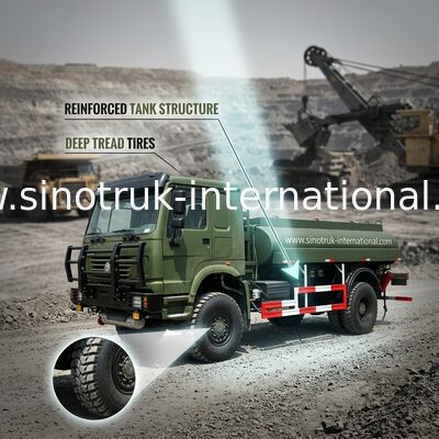 Βενζίνη που μεταφέρει SGS φορτηγών βυτιοφόρων φορτηγών/πετρελαίου δεξαμενών πετρελαίου 4X4 LHD εγκεκριμένο