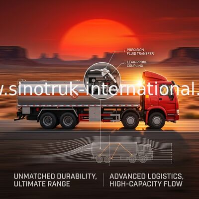 Φορτηγό 8X4 RHD Euro2 336HP δεξαμενών βενζίνης υψηλής επίδοσης 25-30 CBM
