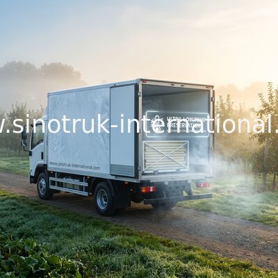 Ελαφριές κατεψυγμένες μονωμένες CKD φορτηγό επιτροπές τροφίμων που καθορίζουν στα πλαίσια φορτηγών