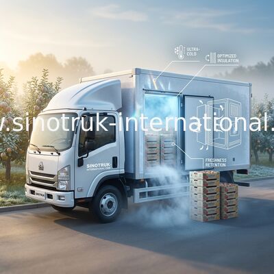 SINOTRUK μονωμένες επιτροπές CKD για την παραγωγή του κατεψυγμένου σώματος φορτίου φορτηγών παράδοσης