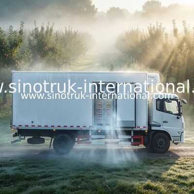 7 κατεψυγμένο Τ ευρο- 2 κλειστό Van Truck παγωμένο With κιβώτιο φορτηγών και φορτηγών LHD 4X2