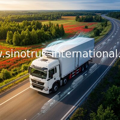 8×4 κατεψυγμένα φορτηγά και φορτηγά SINOTRUK HOWO 40 τόνος για τη μεταφορά των παγωμένων τροφίμων