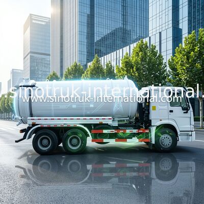 Βαρέων καθηκόντων κενό φορτηγό 6X4 Euro2 290HP, ISO λυμάτων μεγάλης περιεκτικότητας