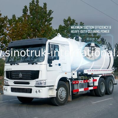 Φορτηγό αναρρόφησης λυμάτων κενών αντλιών, σηπτικά κενά φορτηγά με τα ευρο- πρότυπα εκπομπής 2