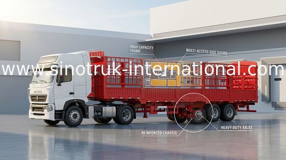 SIONOTRUK ΔΙΕΘΝΕΣ υδραυλικό επίπεδης βάσης ρυμουλκό 3 φορτίου άξονες