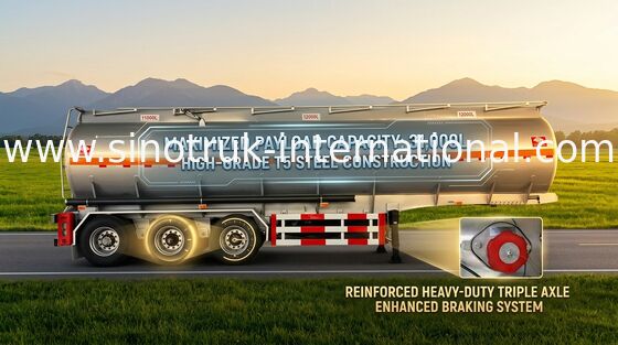 60 CBM φορτηγό 3 δεξαμενών πετρελαίου ημι επίπεδης βάσης ρυμουλκά αξόνων για τη μεταφορά πετρελαίου καύσεως