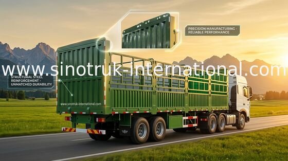 Επίπεδης βάσης ημι φορτηγό 3 άξονες 30-60Tons 13m ρυμουλκών για το εμπορευματοκιβώτιο φόρτωσης