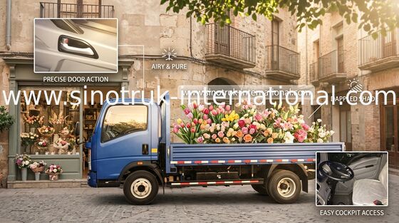 4 HOWO SINOTRUK ελαφριών καθήκοντος τόνοι φορτηγών ZZ1047C3414C1R45 κιβωτίων