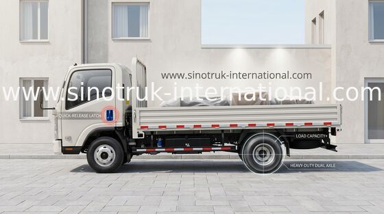 Φορτηγά ελαφριού καθήκοντος LHD SINOTRUK HOWO 5 τόνοι για τις διοικητικές μέριμνες ZZ1047D3815C145