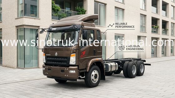 SINOTRUK HOWO 8 τόνοι φορτηγών ελαφριού καθήκοντος RHD 4X2 116HP ZZ1087D3614C180