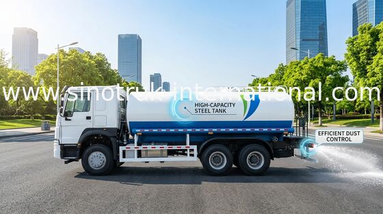 SINOTRUK HOWO Σπρίνκελερ Τελαχιστήρας νερού 10-25CBM 6 X 4 Euro 2 400HP