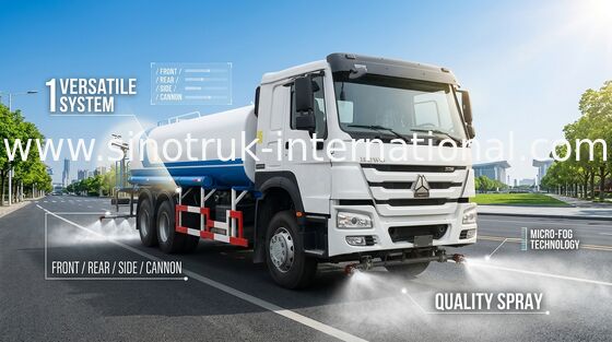 Νερό που ψεκάζει το φορτηγό SINOTRUK HOWO LHD 6X4 18CBM δεξαμενών για τον ψεκασμό φυτοφαρμάκων