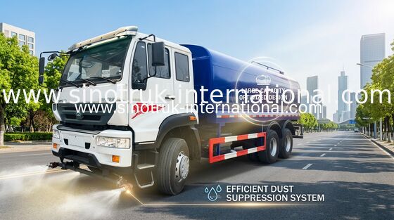 Φορτηγό SINOTRUK 16CBM ZZ1251M4441W ψεκασμού νερού εφαρμοσμένης μηχανικής τοπίων