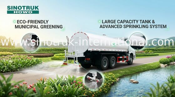 Φορτηγά βυτιοφόρων πόσιμου νερού SINOTRUK HOWO LHD 6X4 18CBM για τον ψεκασμό φυτοφαρμάκων