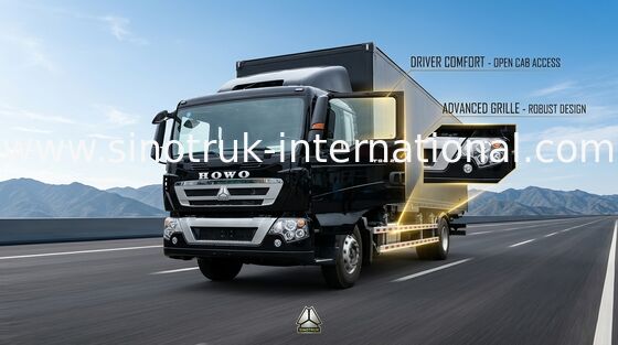 Ημι Trailer Cargo Van Truck SINOTRUK HOWO 16-20 τόνοι 4X2 LHD 290HP