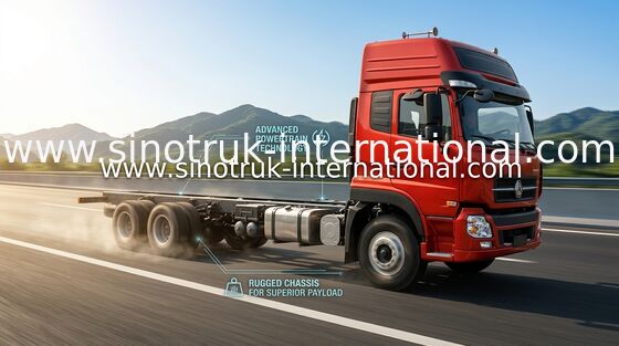 Φορτηγό φορτίου SINOTRUK HOWO, Van Truck 25 τόνοι 6X2 LHD Euro2 290HP για τις διοικητικές μέριμνες