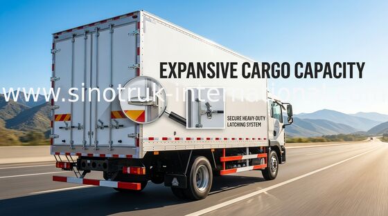 4X2 εμπορικά φορτηγό και Van With 5600*2300*600mm LHD 290HP φορτίο σώματος