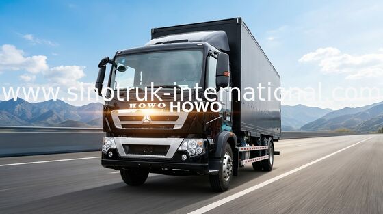 16 Tons Cargo Van Truck SINOTRUK HOWO, ελαφριά φορτηγά κιβωτίων καθήκοντος για την παράδοση
