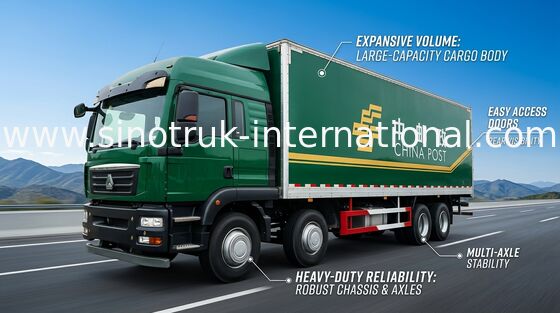 SINOTRUK HOWO Cargo Van Truck 30 - 40 τόνοι ευρώ 2 336HP 6x2 για τη βιομηχανία διοικητικών μεριμνών