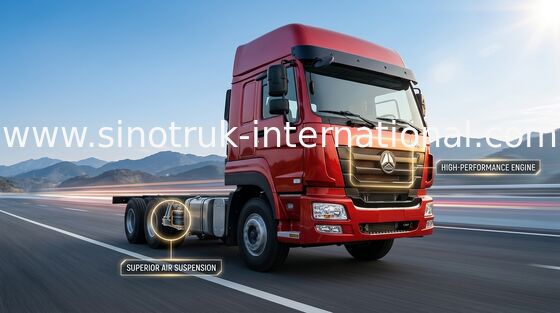 Βαρέων καθηκόντων φορτηγό SINOTRUK 30-60 τόνοι 12 ρόδες LHD Euro2 φορτίου 336 HP