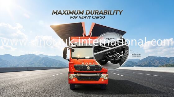 8X4 LHD Wing Van Cargo Truck εμπορικά οχήματα ικανότητας φόρτωσης φορτίου μεγάλα