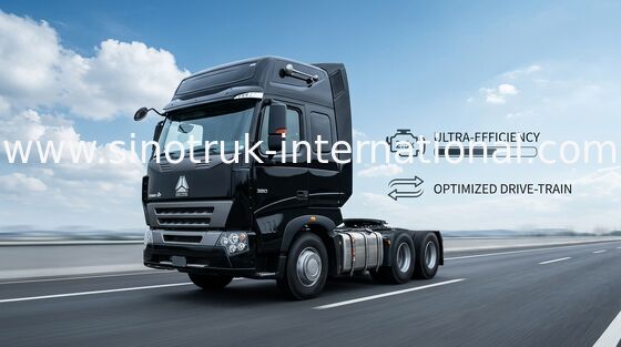 Τρακτέρ φορτηγών απορρίψεων RHD 6X4 SINOTRUK HOWO 6x4 με τα ευρο- πρότυπα εκπομπής 2