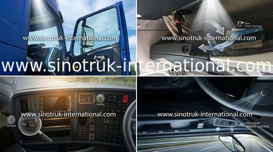 Ημι κεφάλι τρακτέρ ZZ4257N3247N1B φορτηγών SINOTRUK HOWO με το κλιματιστικό μηχάνημα